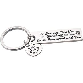 Granny Gift Granny Keychain I Love My Granny to The Moon and Back Best Granny Ever Gifts Mothers Day for Grandma Nana