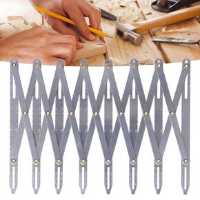 Aluminum Sewing Gauge , Sewing Ruler , Point 2 Point Equidistant Measuring Marking Tool for Quick and Accurate Locating and Setting Positions , adjust Length Multifunctional avoid corrode Sewing