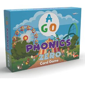 AGO Phonics Card Game - Advanced Set (Levels 4 and 5) A Fun Game to Build Phonics and Reading Skills. Learn Tricky phonemes (digraphs/dipthongs/Word Families/Silent Letters & More!)