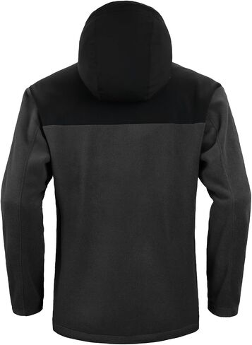 KAILAS Men's Fleece Jacket Hooded Winter Jacket Full Zip Jacket Lightweight Polar Warm Coat Pockets Outdoor Jacket in Saudi Arabia