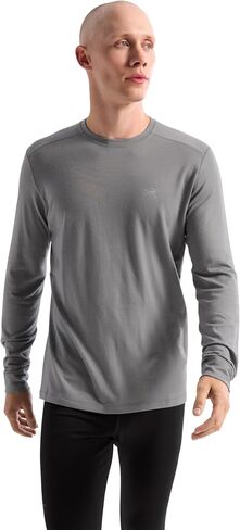 حذاء Arc'teryx Rho Merino من الصوف برقبة دائرية للرجال LS | طبقة أساسية من صوف ميرينو خفيف الوزن in Saudi Arabia