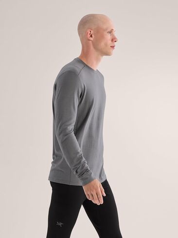 حذاء Arc'teryx Rho Merino من الصوف برقبة دائرية للرجال LS | طبقة أساسية من صوف ميرينو خفيف الوزن in Saudi Arabia