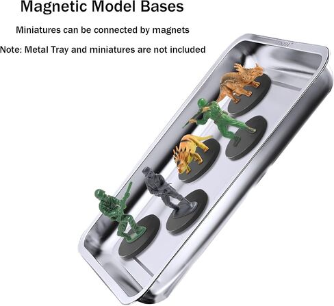 Magnetic Miniature Bases 84pcs, 25mm/0.98inch Black Circular Bases Great for Building Tabletop War Game Miniatures in Kuwait