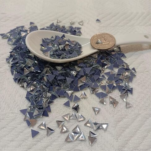 Finstone Rhinestones hotfix,Iron on Rhinestones (Crystal,Triangle 6 x 6 mm,1000 pcs/pkg) in Kuwait