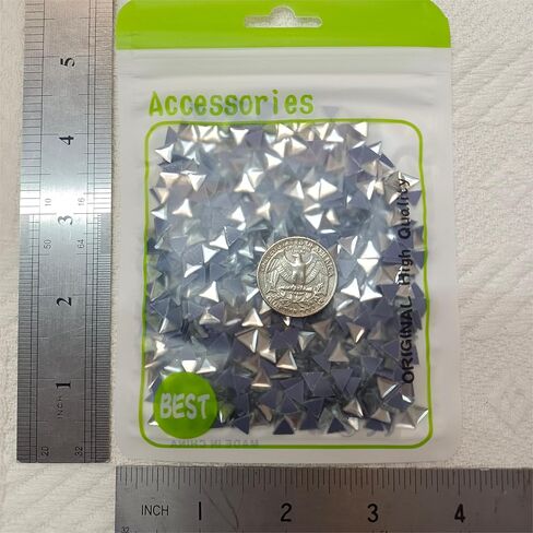 Finstone Rhinestones hotfix,Iron on Rhinestones (Crystal,Triangle 6 x 6 mm,1000 pcs/pkg) in Kuwait