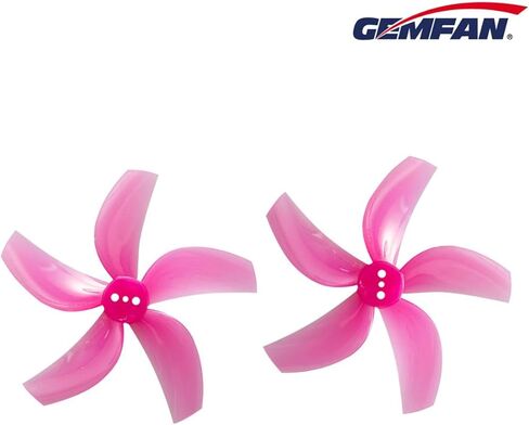 24 قطعة Gemfan D63 مروحية 63 مم 5 شفرات مع دعامات 2.5 بوصة فتحة 1.5 مم مراوح بدون طيار لسباقات RC FPV حرة، 5 ألوان Cinewhoop Ducted Drones in Kuwait