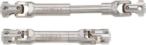 MEUS RACING 2pcs Universal Driveshaft for SCX10 SCX10 II Wraith TRX4 1/10 RC Crawler Upgrades Parts, 104-136mm in Saudi Arabia