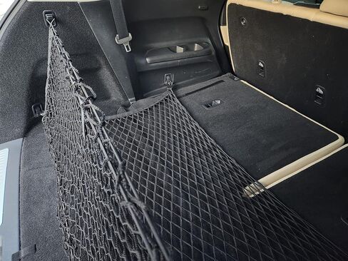Floor + Envelope Style Elastic Trunk Mesh Cargo Net for Infiniti QX60 2022-2025 - Premium Trunk Organizers and Storage - Luggage Net for SUV - Best Car Organizer for Infiniti QX60 (L51) in Saudi Arabia