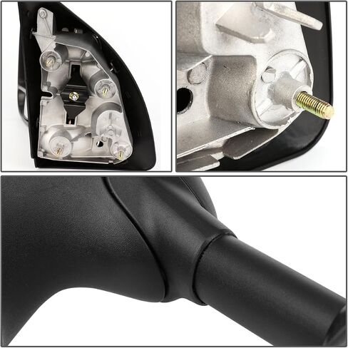 DNA Motoring TWM-004-T222-BK-R مرآة سحب تلسكوبية قابلة للتعديل يدويًا لليمين/الراكب متوافقة مع 99-07 F250 / F350 / F450 / F550 Super Duty in Saudi Arabia