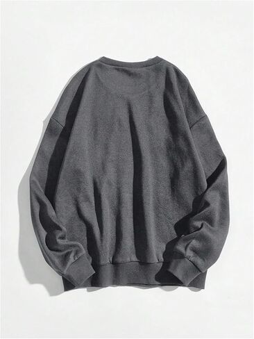 SOLY HUX Women's Plus Size Sweatshirt Letter Graphic Crew Neck Long Sleeve Drop Shoulder Pullover Tops in Saudi Arabia