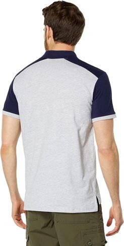 U.S. Polo Assn. Slim Fit Chest Stripe Color-Block Polo in Saudi Arabia
