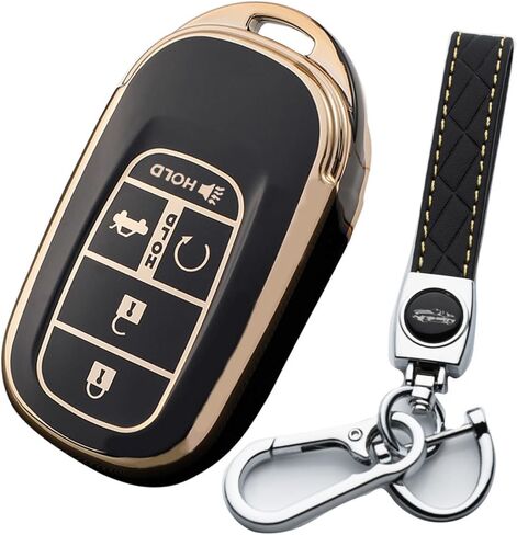 Key Fob Cover for Honda 2023 2024 Civic Accord Pilot HRV CRV Odyssey Car Key Case Protector Holder Shell in Kuwait