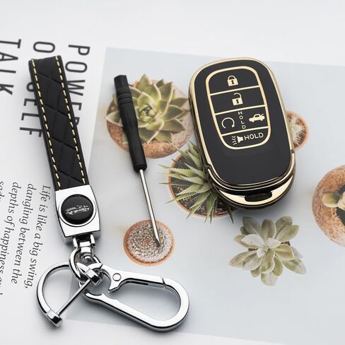 Key Fob Cover for Honda 2023 2024 Civic Accord Pilot HRV CRV Odyssey Car Key Case Protector Holder Shell in Kuwait
