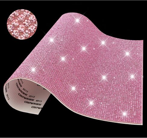 12000 Pieces Bling Rhinestone Sheet, Glitter Crystal Rhinestone Sticker, White Rhinestone Sheets Self Adhesive, Crystal Sheet Stickers Rhinestone Diamond Gem Stickers for Car DIY Gifts Arts Craft in Saudi Arabia