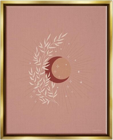 Stupell Industries Boho Herb Botanicals Astral Starry Sun & Moon، تصميم راشيل نيمان in Saudi Arabia