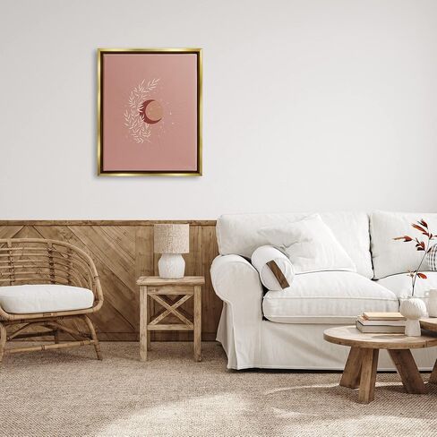 Stupell Industries Boho Herb Botanicals Astral Starry Sun & Moon، تصميم راشيل نيمان in Saudi Arabia