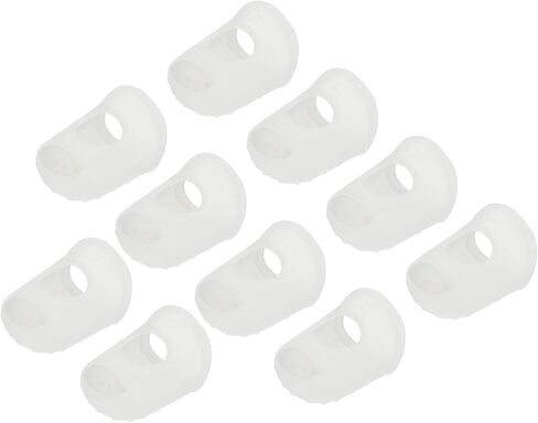 YOKIVE 10 Pcs Fingertip Protector Silicone Fingertip Covers | Protect Fingers, Great for Playing Guitar, Sewing, Cutting (Light Blue, 23mm/0.9-inch) in Saudi Arabia
