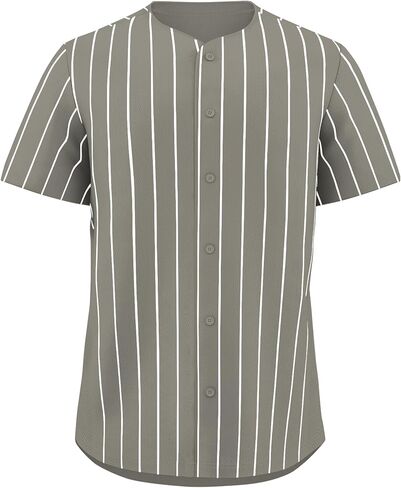 Blank Plain Baseball Jersey Softball Shirts for Men Hipster Hip Hop Sports Team Uniform Button Down Short Sleeve in Saudi Arabia