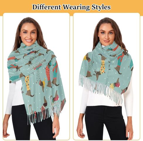 Womens Scarf Pashmina Shawl Wraps Large Winter Long Warm Scarfs for Women in Saudi Arabia