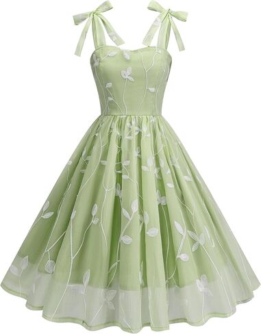 Silk Embroidered Dress for Women Summer Bow Tie Spaghetti Strap Tulle Prom Dress Short A line Cocktail Evening Party Dress in Saudi Arabia