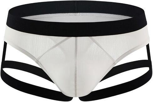 Jock Straps for Men Hollow Out Boxer Briefs Gym Athletic Supporters Cotton Panties Jockstraps Underwear in Saudi Arabia