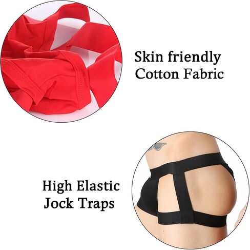 Jock Straps for Men Hollow Out Boxer Briefs Gym Athletic Supporters Cotton Panties Jockstraps Underwear in Saudi Arabia