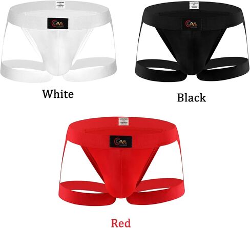 Jock Straps for Men Hollow Out Boxer Briefs Gym Athletic Supporters Cotton Panties Jockstraps Underwear in Saudi Arabia