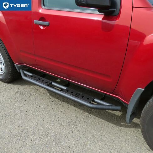 Tyger Auto Star Armor متوافق مع 2005-2015 Nissan Xterra | TG-AM2N20338 | ألواح الجري ذات القضبان الجانبية من Nerf، باللون الأسود المزخرف in Kuwait