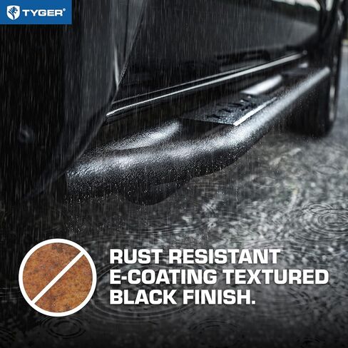 Tyger Auto Star Armor متوافق مع 2005-2015 Nissan Xterra | TG-AM2N20338 | ألواح الجري ذات القضبان الجانبية من Nerf، باللون الأسود المزخرف in Kuwait