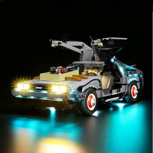 VONADO Light Kit Compatible with Lego Delorean 10300 - Lego Sets Not Included, Led Lighting Kit Compatible with Lego Back to The Future Time Machine Time-Travel Car (Standard Version) in Saudi Arabia