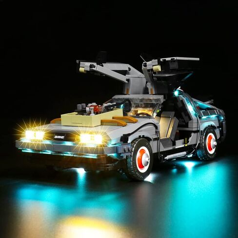 VONADO Light Kit Compatible with Lego Delorean 10300 - Lego Sets Not Included, Led Lighting Kit Compatible with Lego Back to The Future Time Machine Time-Travel Car (Standard Version) in Saudi Arabia