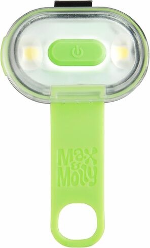 Max & Molly Dog Collar LED Light, Hiking Gear, USB Rechargeable, for Small, Medium, Large Dogs, Bright Safety Lights for Night Walking, Running, Camping, Bike, 100% Waterproof, Durable Silicone Band in Saudi Arabia