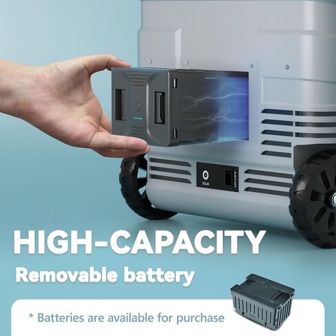 EUHOMY 12 Volt Refrigerator, 48QT(45L) 12V Fridge, Electric Cooler 12/24V DC 110-240V AC, Car Refrigerator -4℉~68℉, Portable Freezer for Camping, Trip, Truck, Home in Saudi Arabia