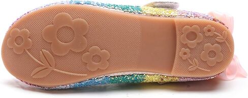 حذاء باليه مسطح للفتيات بألوان قوس قزح لامع الأميرة ماري جين in Kuwait