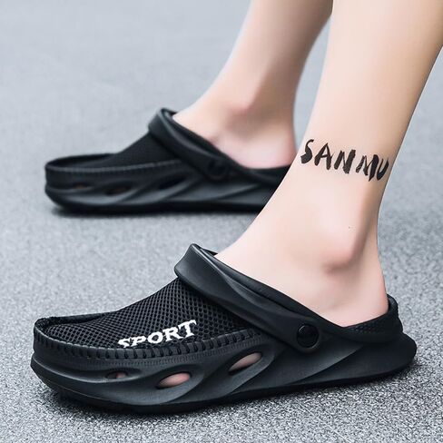 Men's Clogs Shoes Slippers Anti-Slip Beach Adjustable Back Strap Comfort Lightweight Quick Dry Sandals for Casual Outdoor in Saudi Arabia