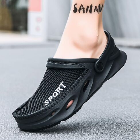 Men's Clogs Shoes Slippers Anti-Slip Beach Adjustable Back Strap Comfort Lightweight Quick Dry Sandals for Casual Outdoor in Saudi Arabia