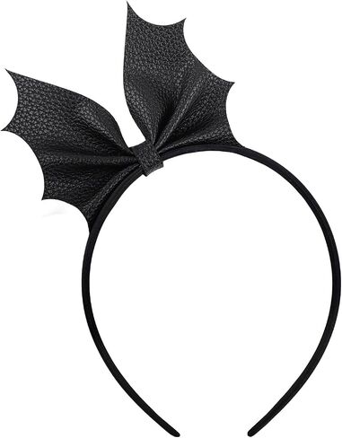 Halloween Bat Headbands for Women Bat Wings Girl Black Devil Horns Headband Cosplay Costume Hair Accessories in Saudi Arabia
