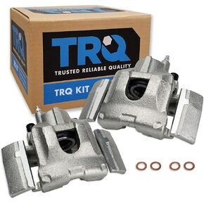 TRQ Rear Brake Caliper Set Compatible with 2007-2017 Ford Expedition Lincoln Navigator
