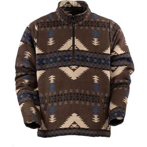 OUTBACK TRADING Men's Charlie Warm Outdoor Casual Active Long-Sleeve Zip Henley with Hip Pockets