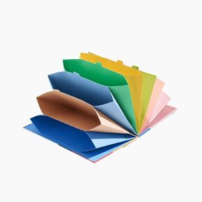 POKETO Accordion Pro Filer Small- 8 Pocket| Accordion Organizing Filer- for School, Office Supplies.