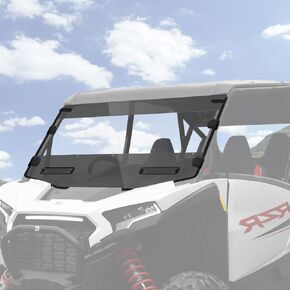 Front Windshield for 2024+ Polaris RZR XP 1000, Vented 3-in-1 Full Windshield Window for Polaris RZR XP 1000/XP 4 1000 2024 Accessories, Hard Coated Polycarbonate Windscreen