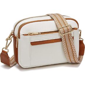 Crossbody Bags for Women, Vegan Leather Crossbody Purses for Women, Small Trendy Shoulder Handbags for Travel