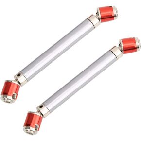 Ejoyous RC Drive Shaft, 2Pcs Metal Drive Shaft Accessory Fit for SCX10 D90 1/10 RC Car, Adjustable Length from 110-150mm