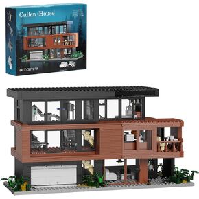 Cullen House Building Set Compatible with Lego Architecture Blocks Romance Films Fans Vampyre House Creative Present for Adult Halloween Christmas Valentine (864 Pcs)