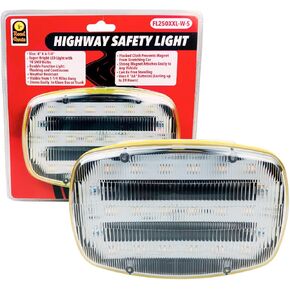 Red Highway Safety Lights LED with Magnetic Back || Light Beacon and Road Flare || Emergency Protection with Continous and Flashing Modes