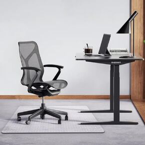 Jakarl Heavy Duty Office Chair Mat for Carpet,Easy Glide Desk Floor Mat for Office Chair,Hard Material PET Chair Mat for Carpet,Durable Slip Resistant Carpet Protector for Home Office (36"*48"*0.09"