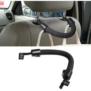 Car Rear Seat Handle, Car Safety Grip Handle, Car Back Seat Grab Handle, Auto Rear Seat Passenger Chair Armrest, Automotive Interior Accessories for Elderly, Kids (2PCS)