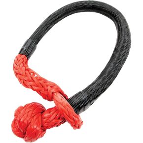 Soft Shackle 3/8 inch 39,600 lb Breaking Strength Light Weight with Protective Sleeve, Ideal for Off Road Recovery with Trucks ATV UTV and More