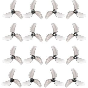 Gemfan 31mm Props 1219S 3-Blade PC Propeller Micro Whoop Drone Props for 0702-29000KV Brushless Motor 16pcs 8CW 8CCW (1.0 Shaft)