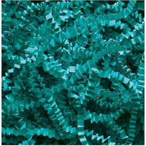 Tape Logic 10 lb. Teal Crinkle Paper Packing, Shipping, and Moving Box Filler Shredded Paper for Box Package, Basket Stuffing, Bag, Gift Wrapping, Holidays, Crafts, and Decoration